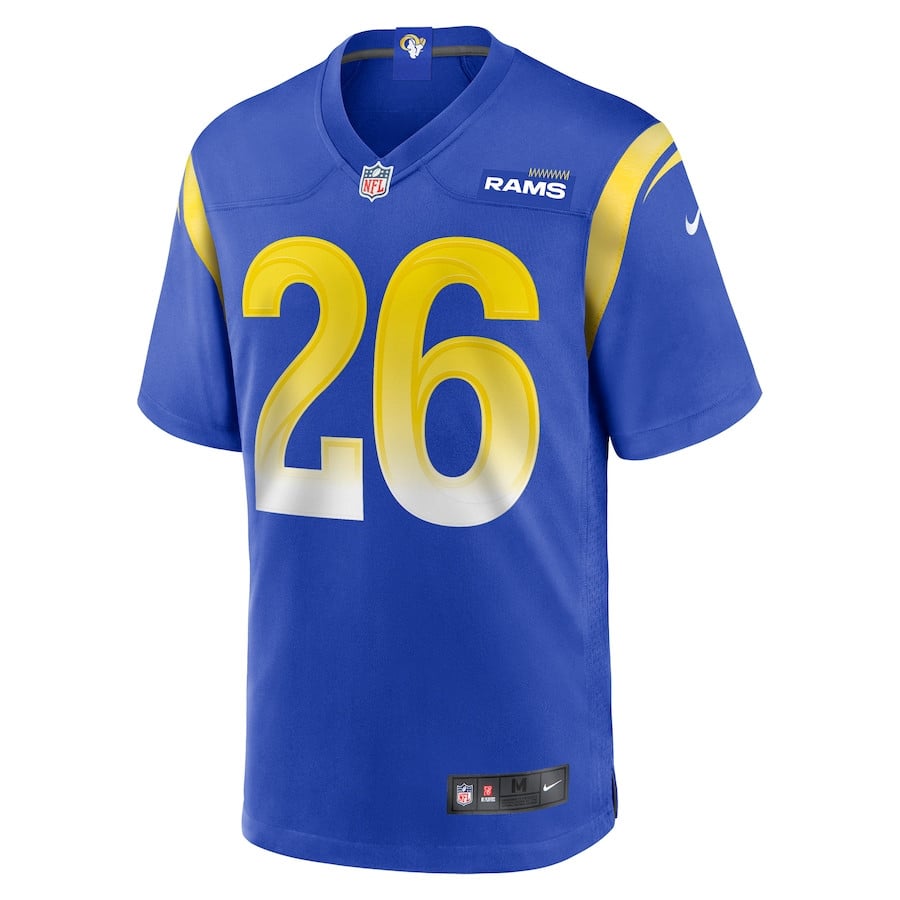 Alternative view of Kamren Kinchens #26 Los Angeles Rams Game Jersey - Men's | Royal