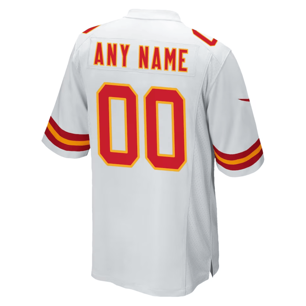 Kansas City Chiefs Super Bowl LIX Patch Game Jersey - Men's | White - Image 3