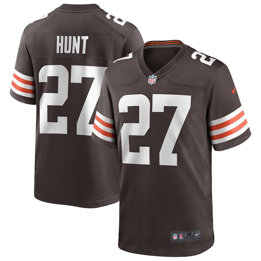 Kareem Hunt #27 Cleveland Browns Game Jersey - Men's | Brown