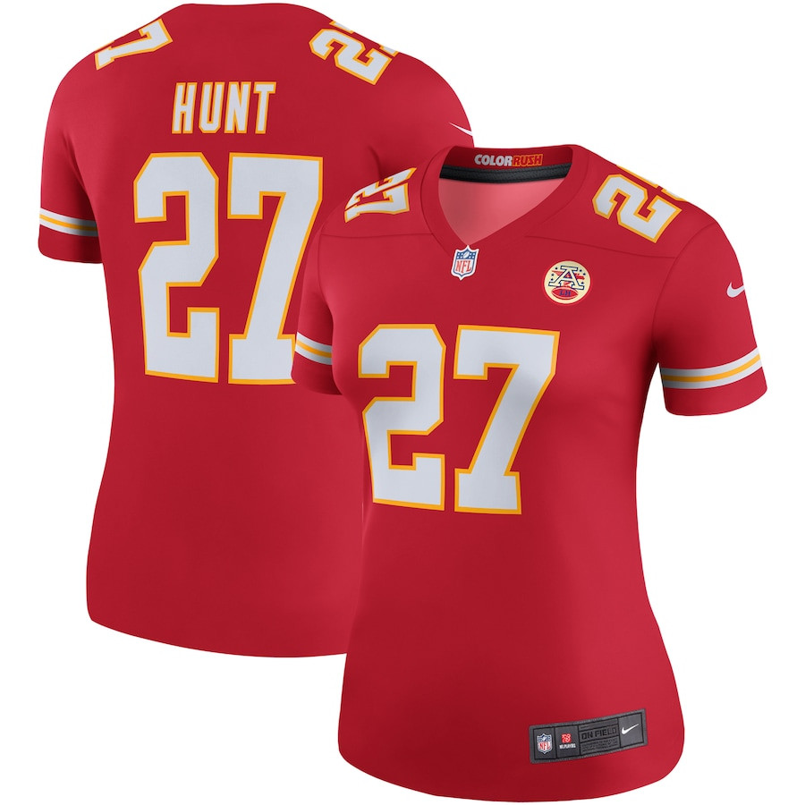 Kareem Hunt #27 Kansas City Chiefs Legend Jersey - Women's | Red