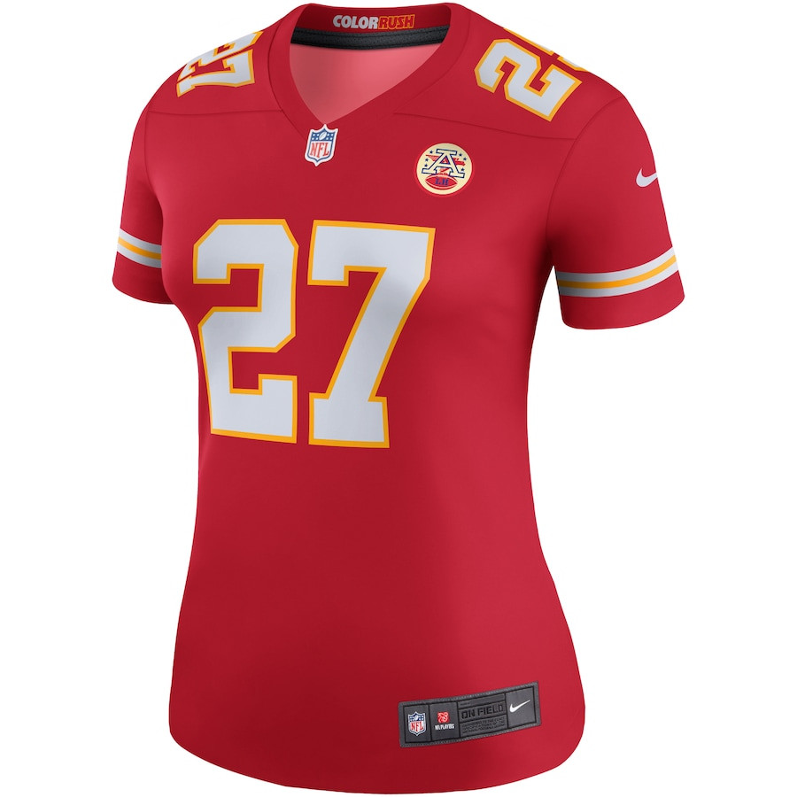 Alternative view of Kareem Hunt #27 Kansas City Chiefs Legend Jersey - Women's | Red