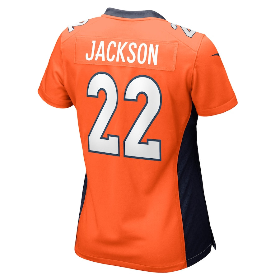 Kareem Jackson #22 Denver Broncos Game Jersey - Women's | Orange - Image 3