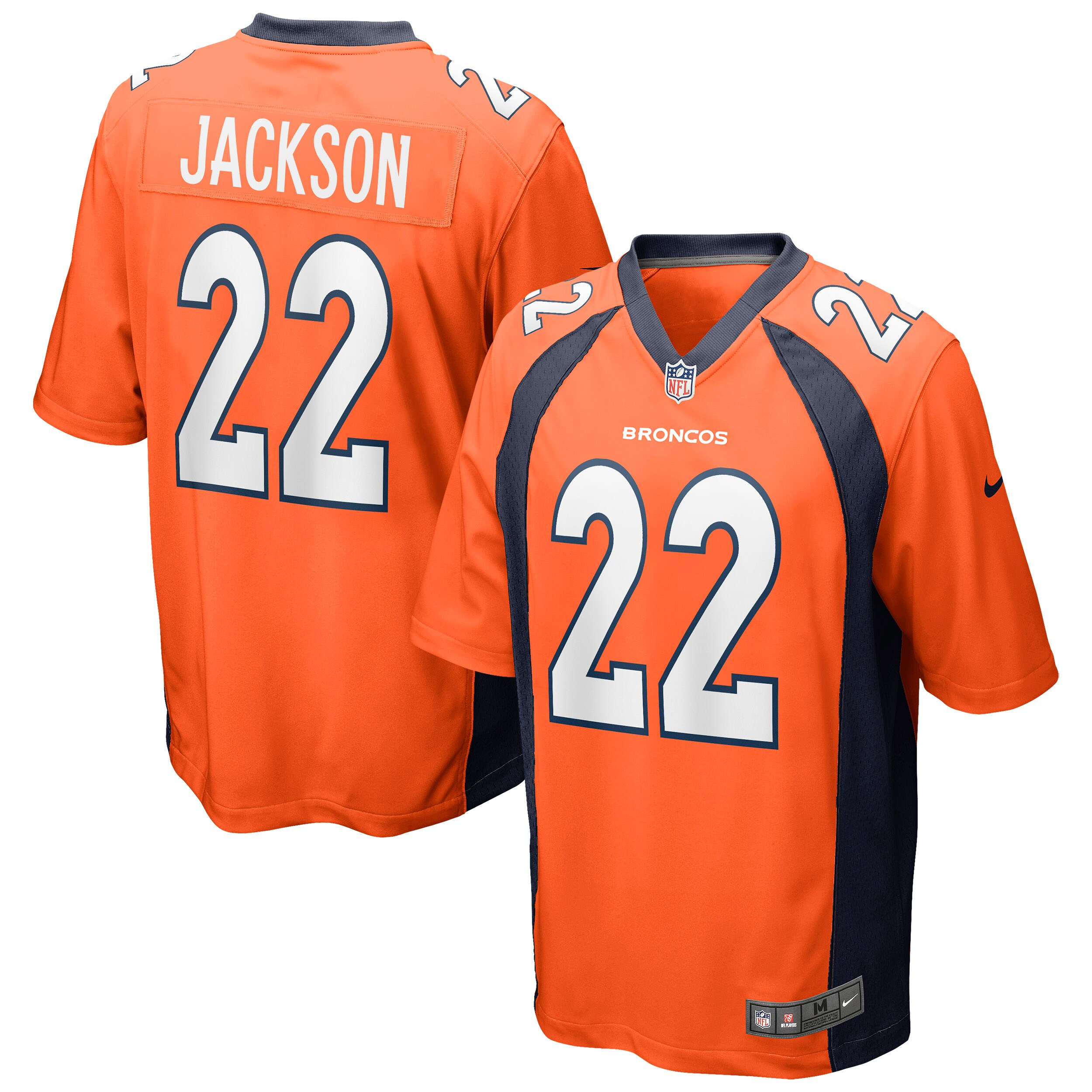 Kareem Jackson Denver Broncos Game Jersey - Men's
