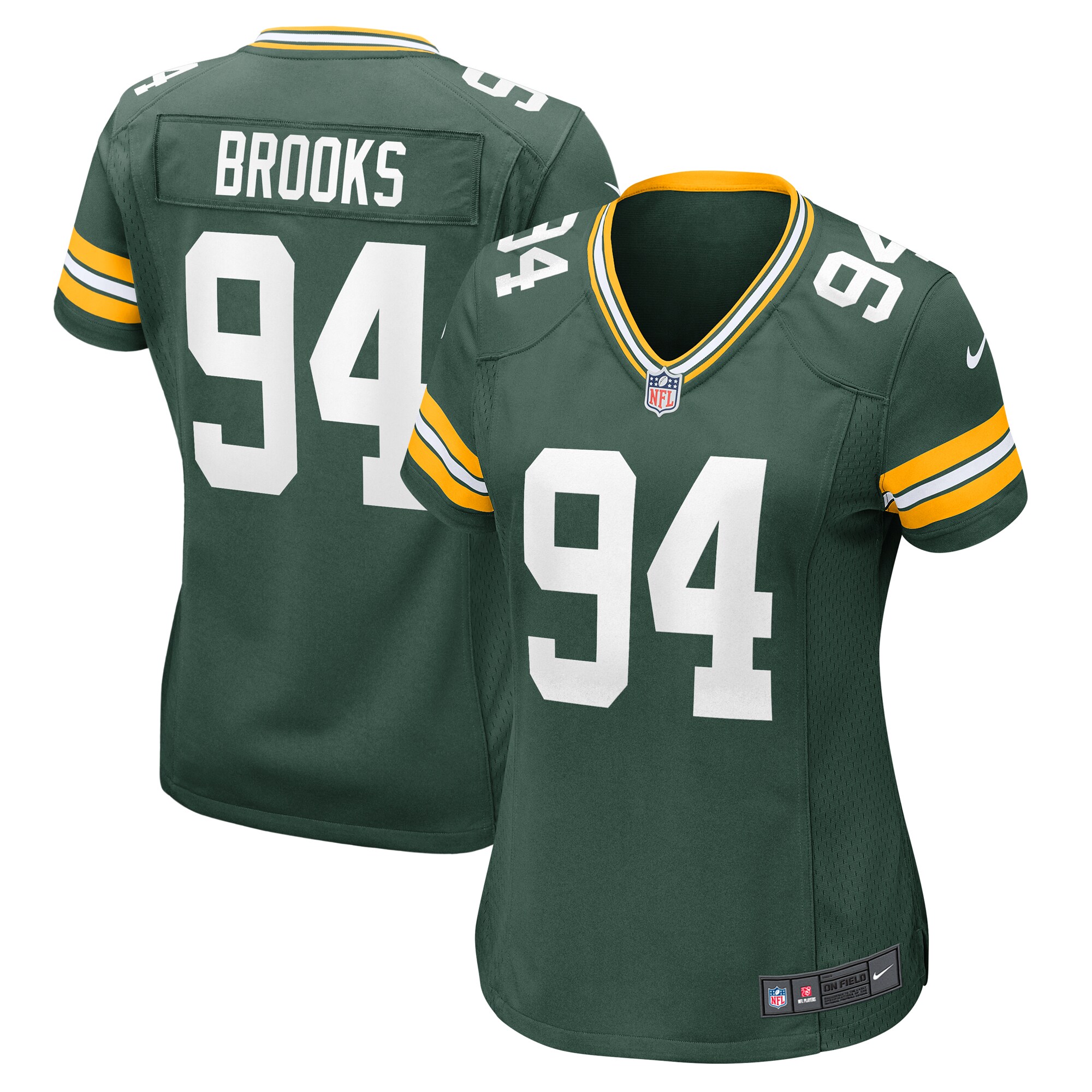 Karl Brooks Green Bay Packers Game Jersey - Women's