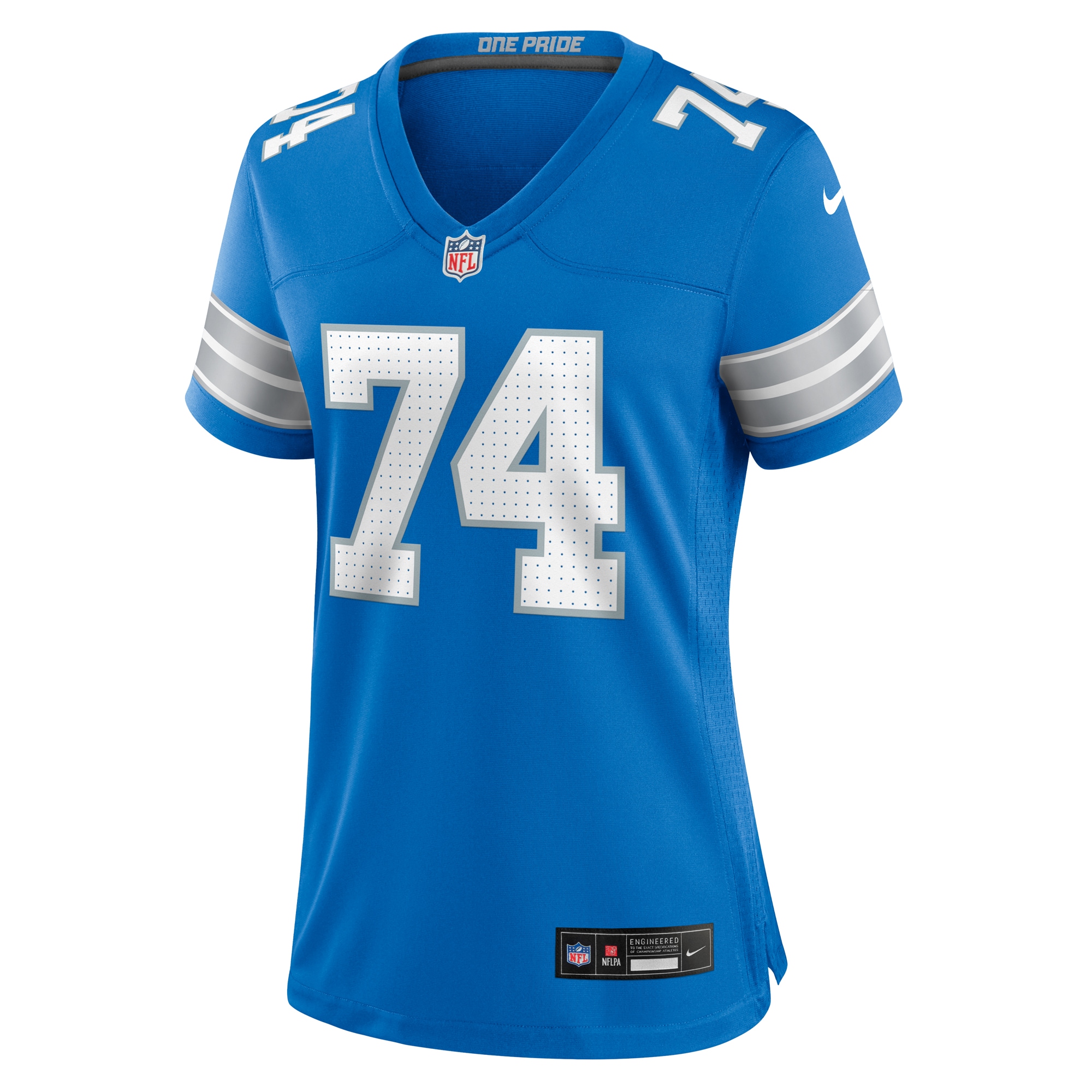 Alternative view of Kayode Awosika Detroit Lions Game Jersey - Women's