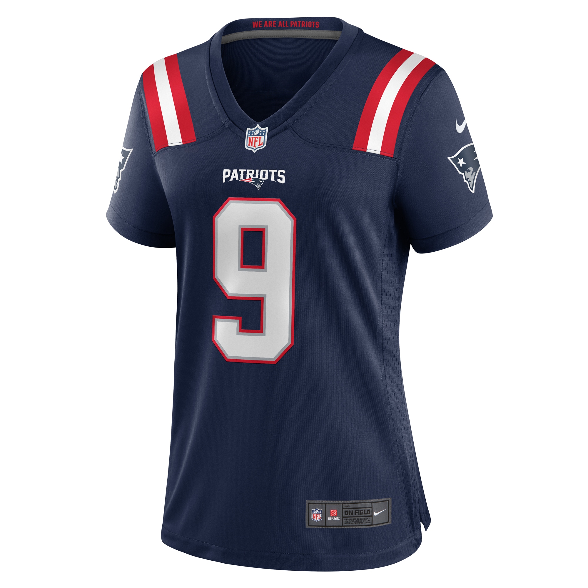 Alternative view of Kayshon Boutte New England Patriots Game Jersey - Women's