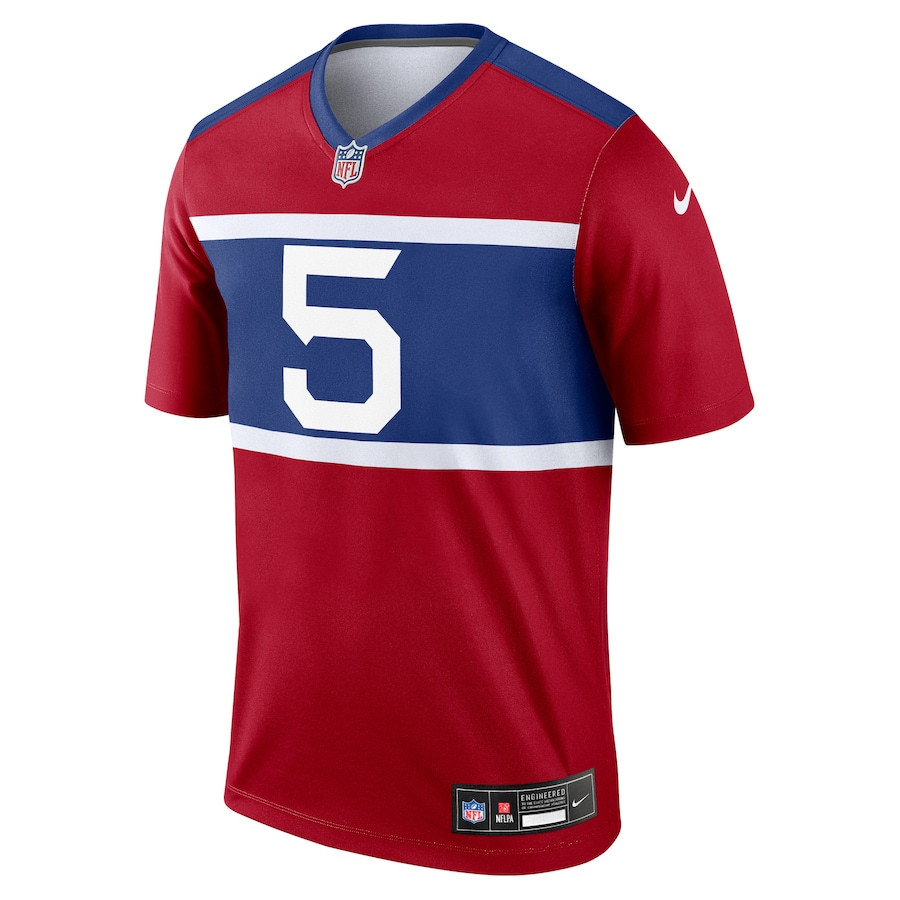 Alternative view of Kayvon Thibodeaux #5 New York Giants Alternate Legend Jersey - Men's | Century Red