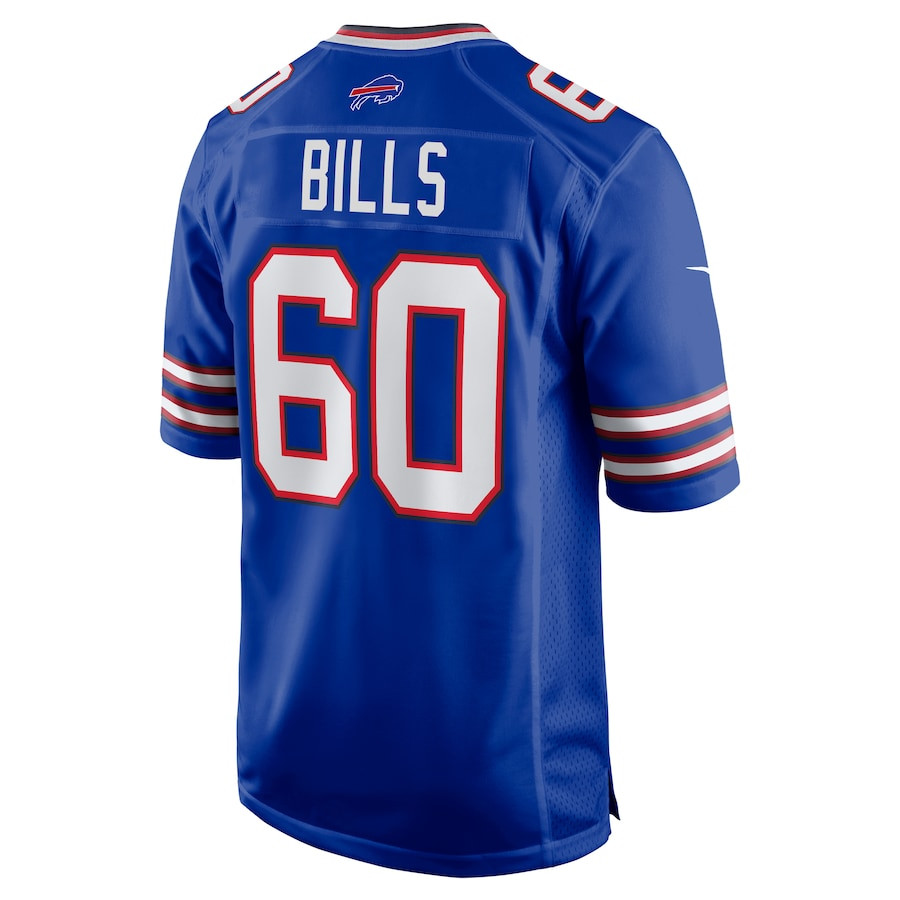 Keaton Bills #60 Buffalo Bills Game Jersey - Men's | Royal - Image 3