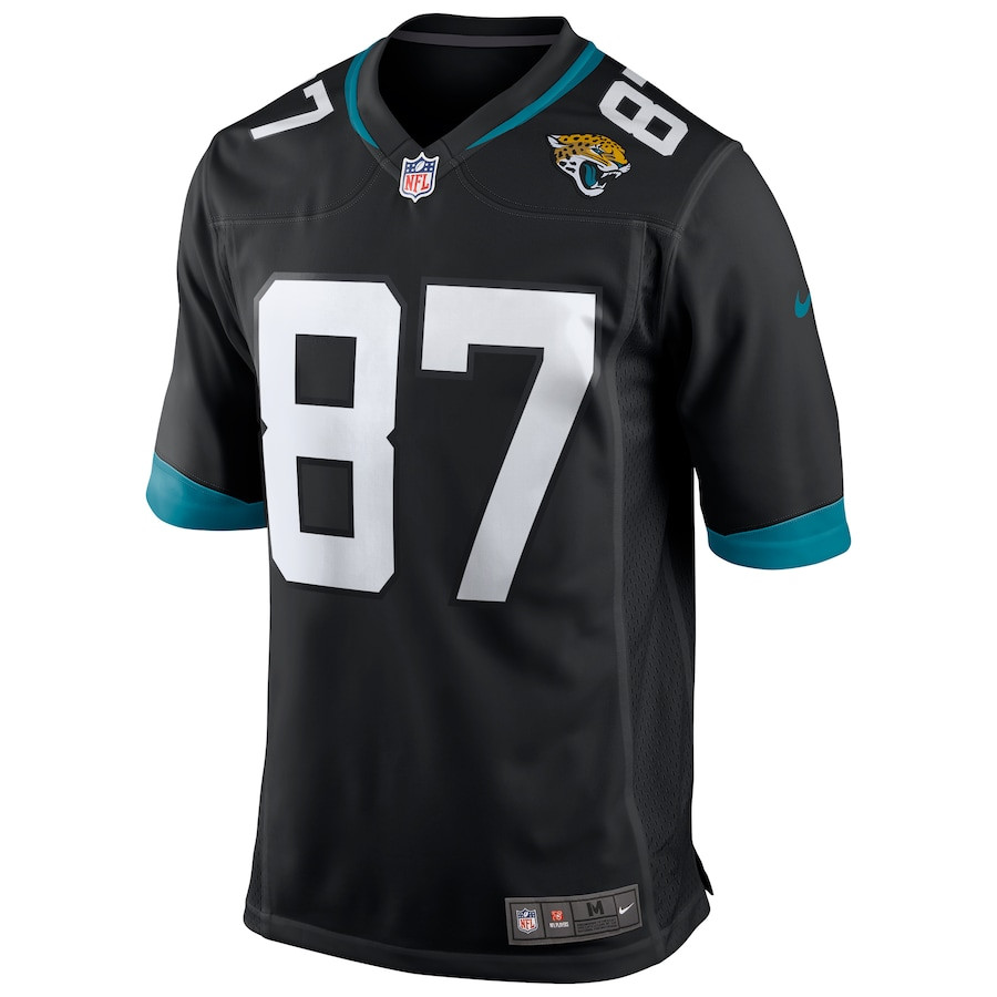 Alternative view of Keenan McCardell #87 Jacksonville Jaguars Game Jersey - Men's | Black
