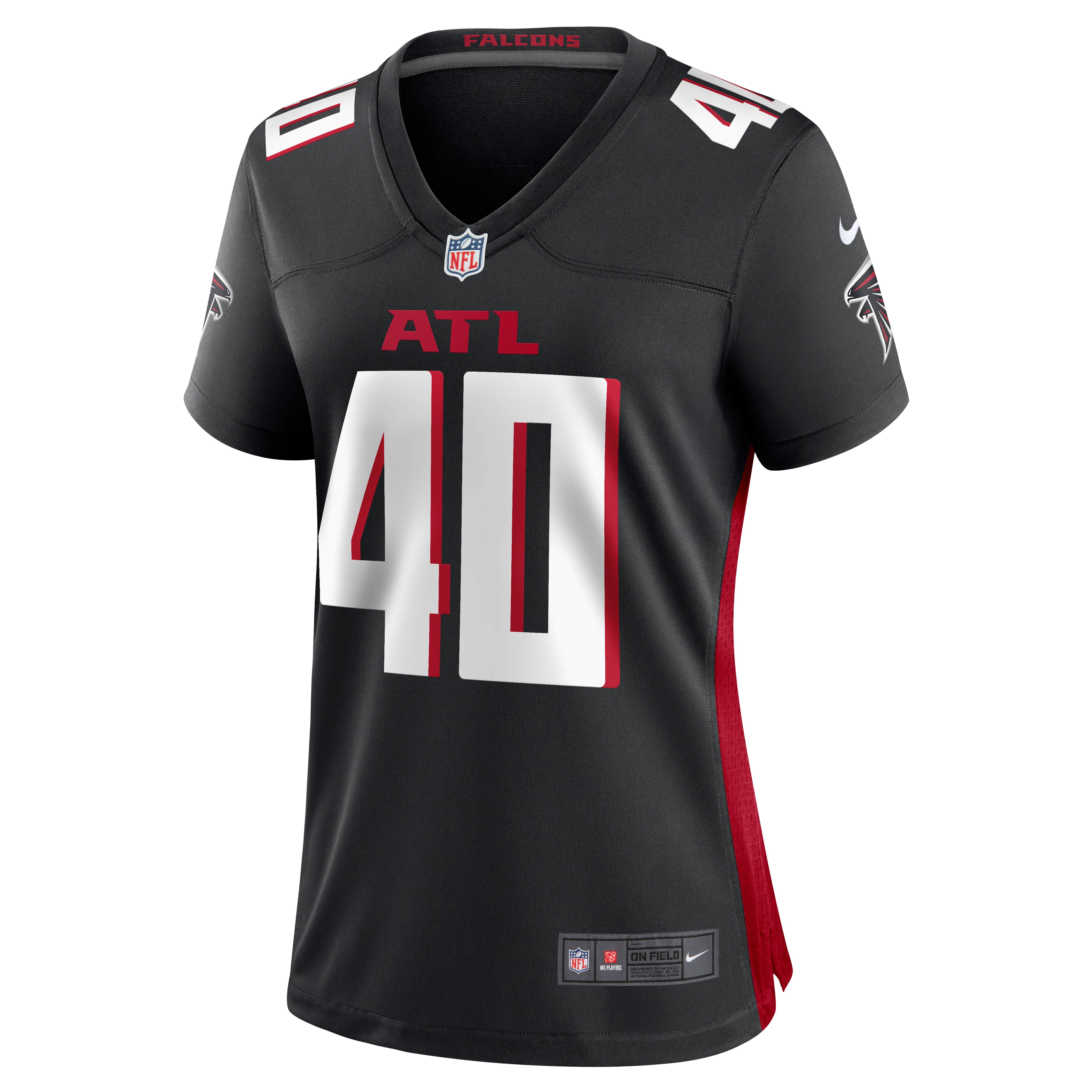 Alternative view of Keith Smith Atlanta Falcons Game Jersey - Women's