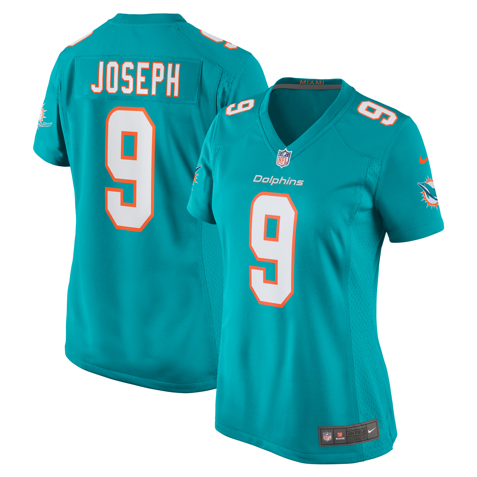 Kelvin Joseph Miami Dolphins Game Jersey - Women's