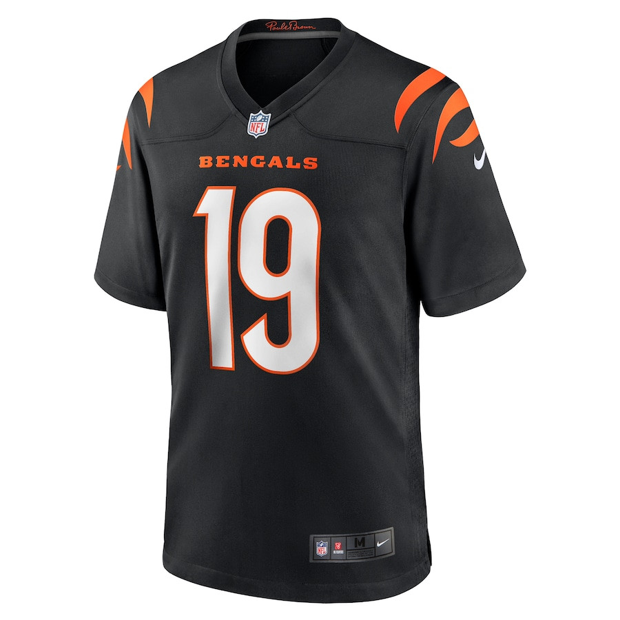 Alternative view of Kendric Pryor #19 Cincinnati Bengals Game Jersey - Men's | Black