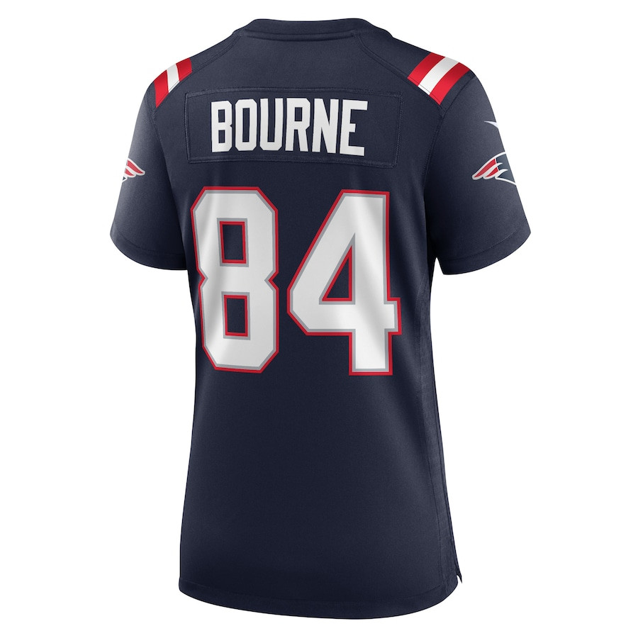 Kendrick Bourne #84 New England Patriots Game Jersey - Women's | Navy - Image 3