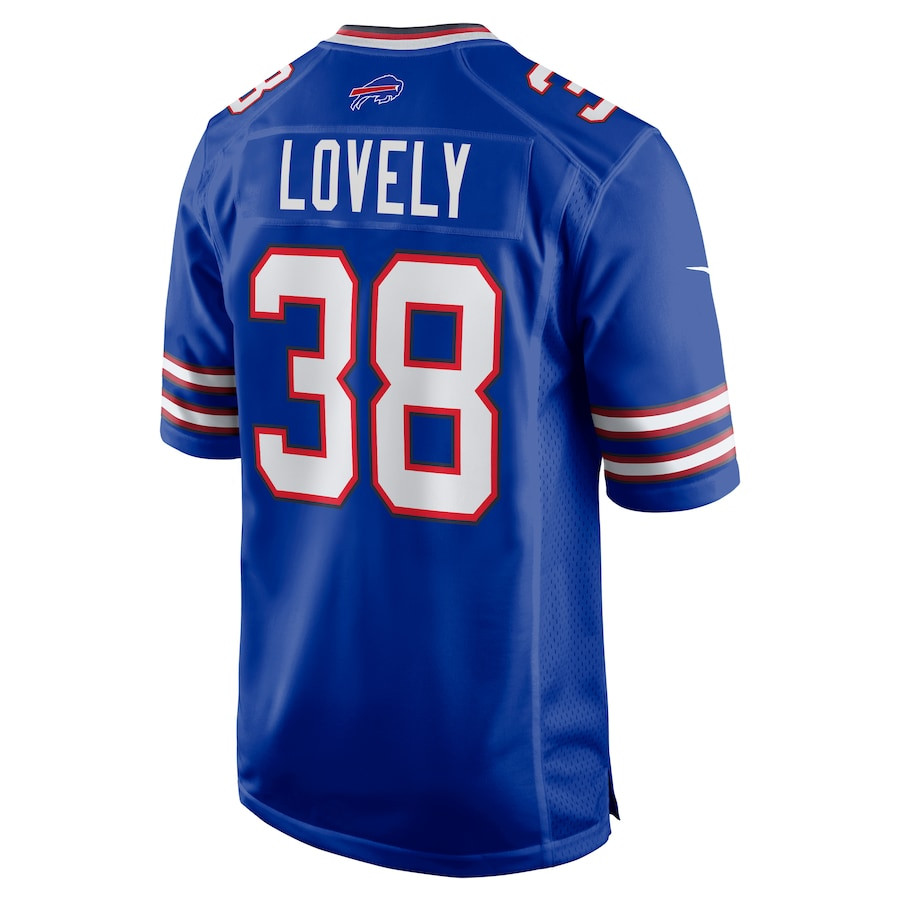 Keni-H Lovely #38 Buffalo Bills Game Jersey - Men's | Royal - Image 3