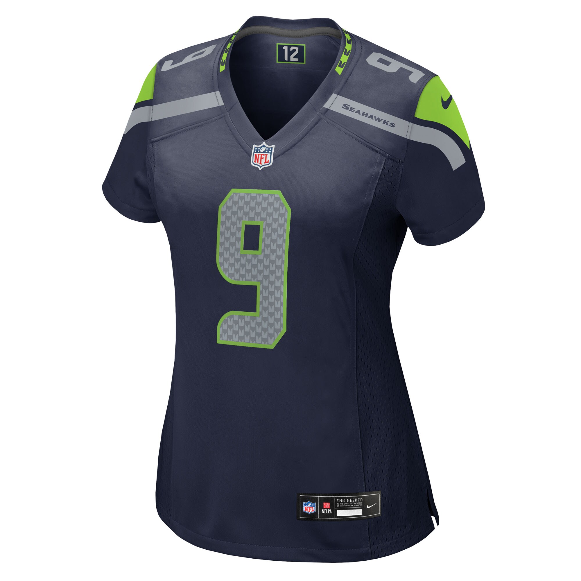 Alternative view of Kenneth Walker III Seattle Seahawks Game Jersey - Women's