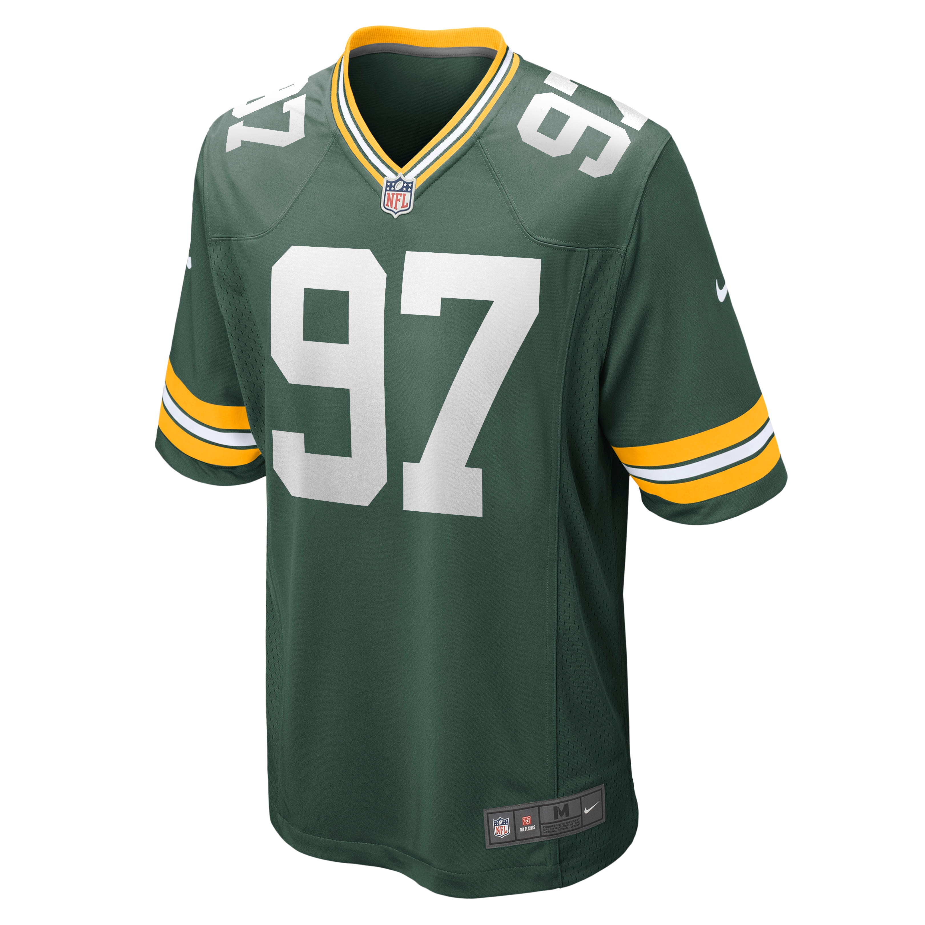 Alternative view of Kenny Clark Green Bay Packers Game Jersey - Men's