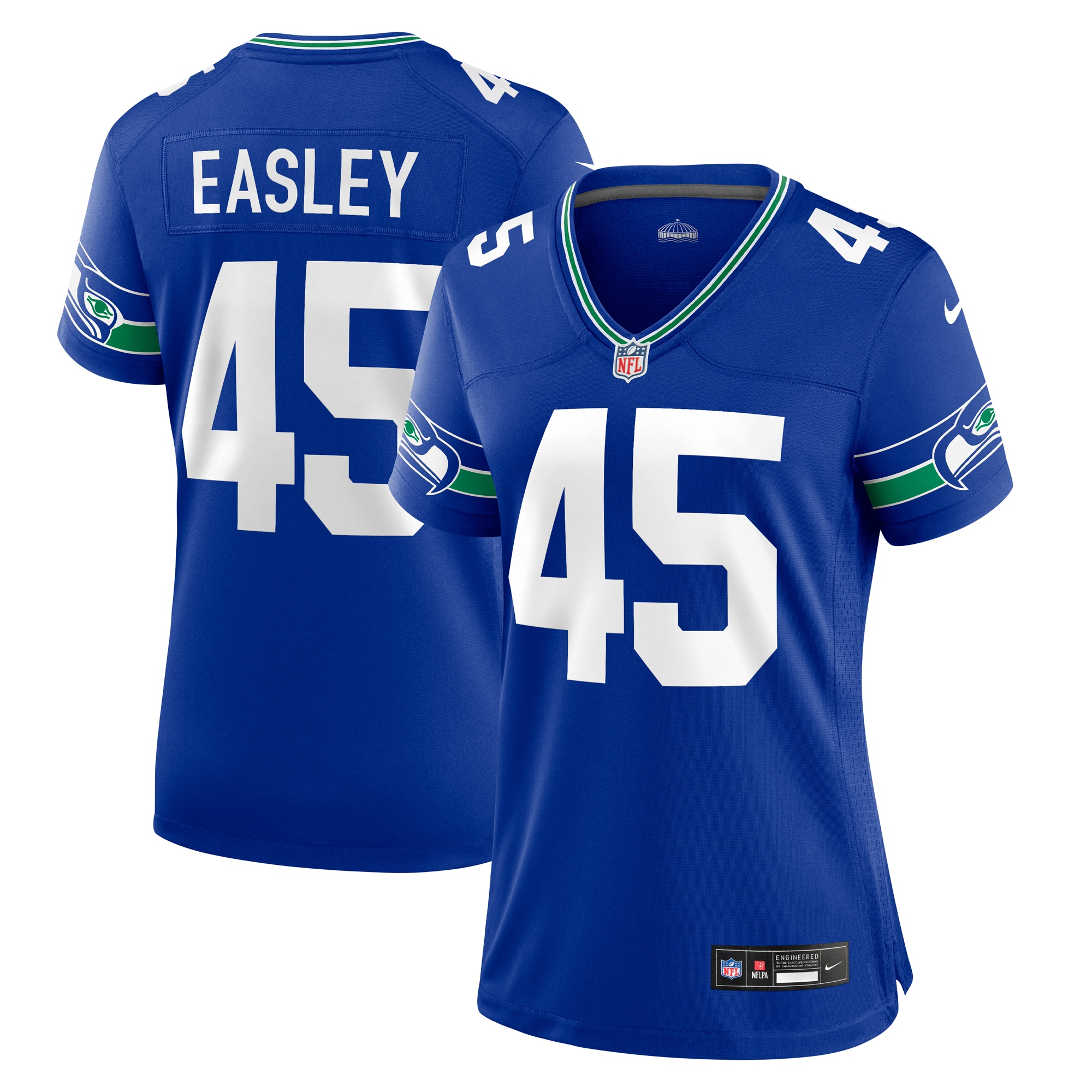 Kenny Easley Seattle Seahawks Throwback Game Jersey - Women's
