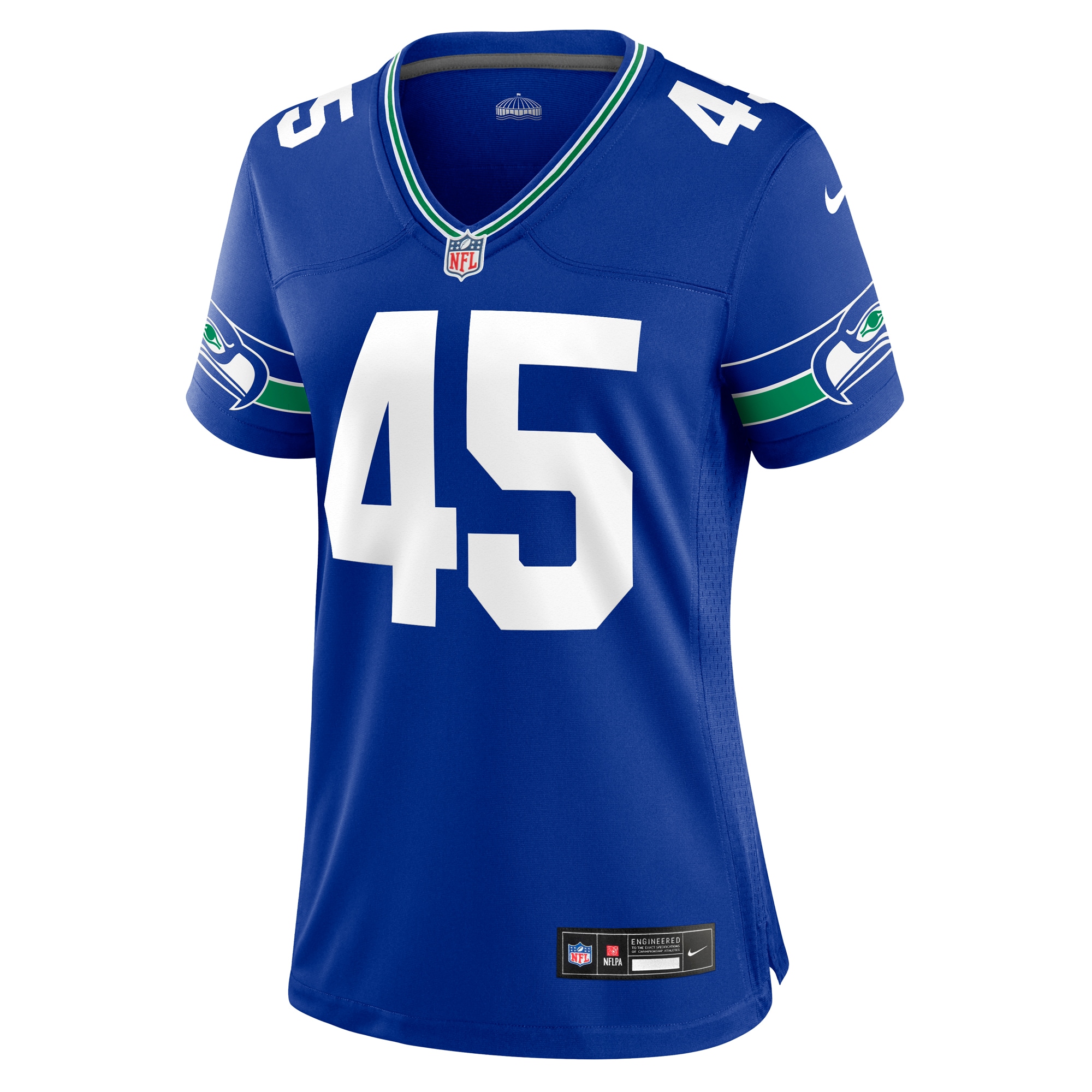Alternative view of Kenny Easley Seattle Seahawks Throwback Game Jersey - Women's