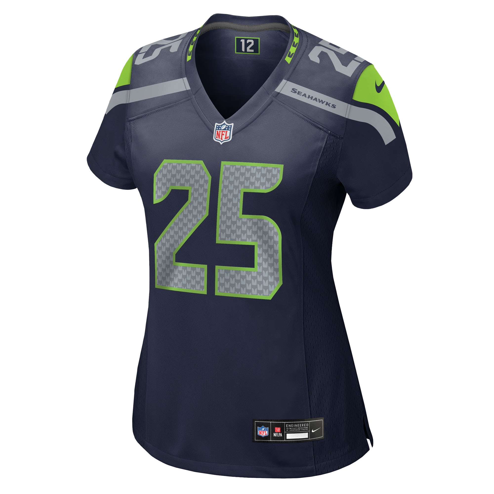 Alternative view of Kenny McIntosh Seattle Seahawks Game Jersey - Women's