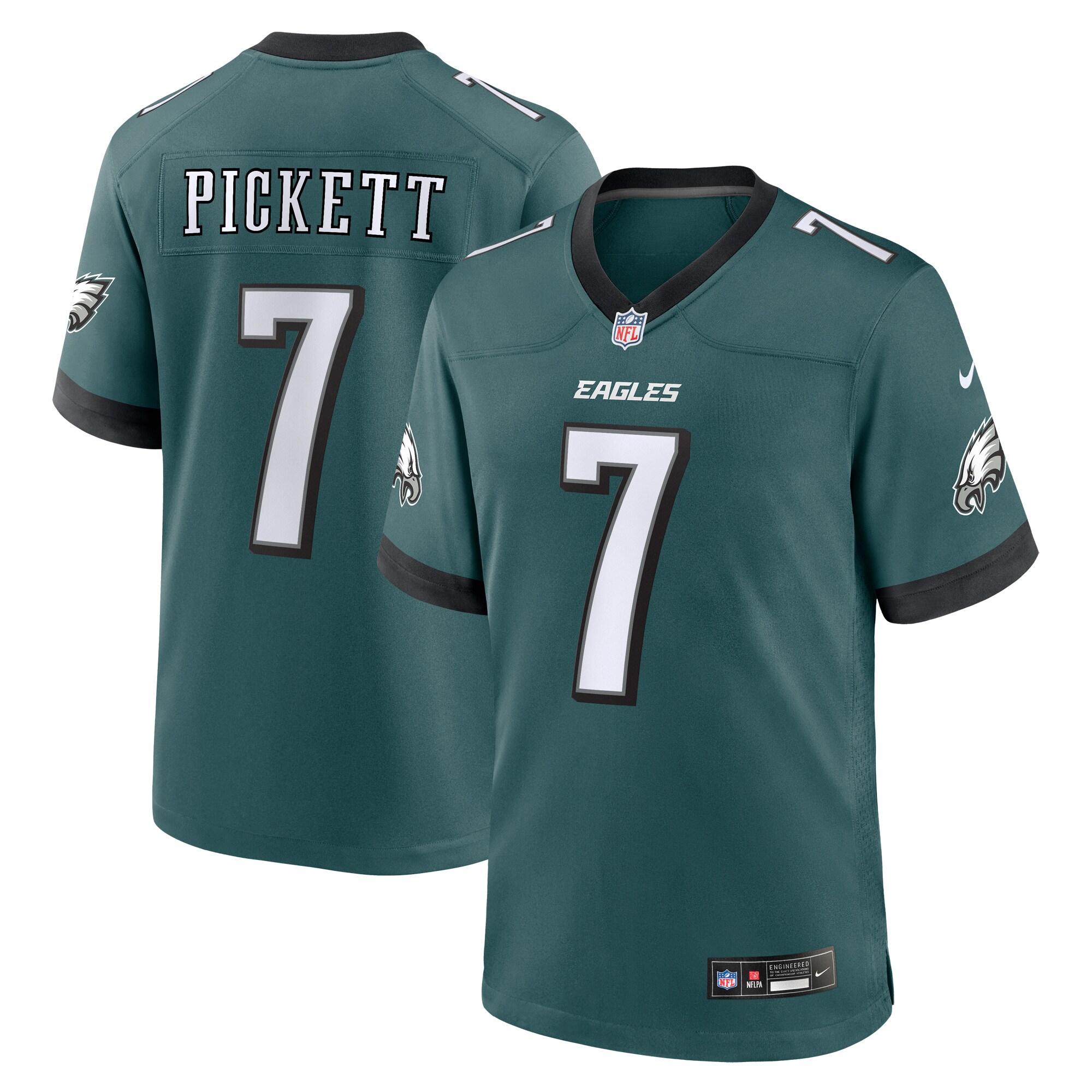 Kenny Pickett Philadelphia Eagles Game Jersey - Men's