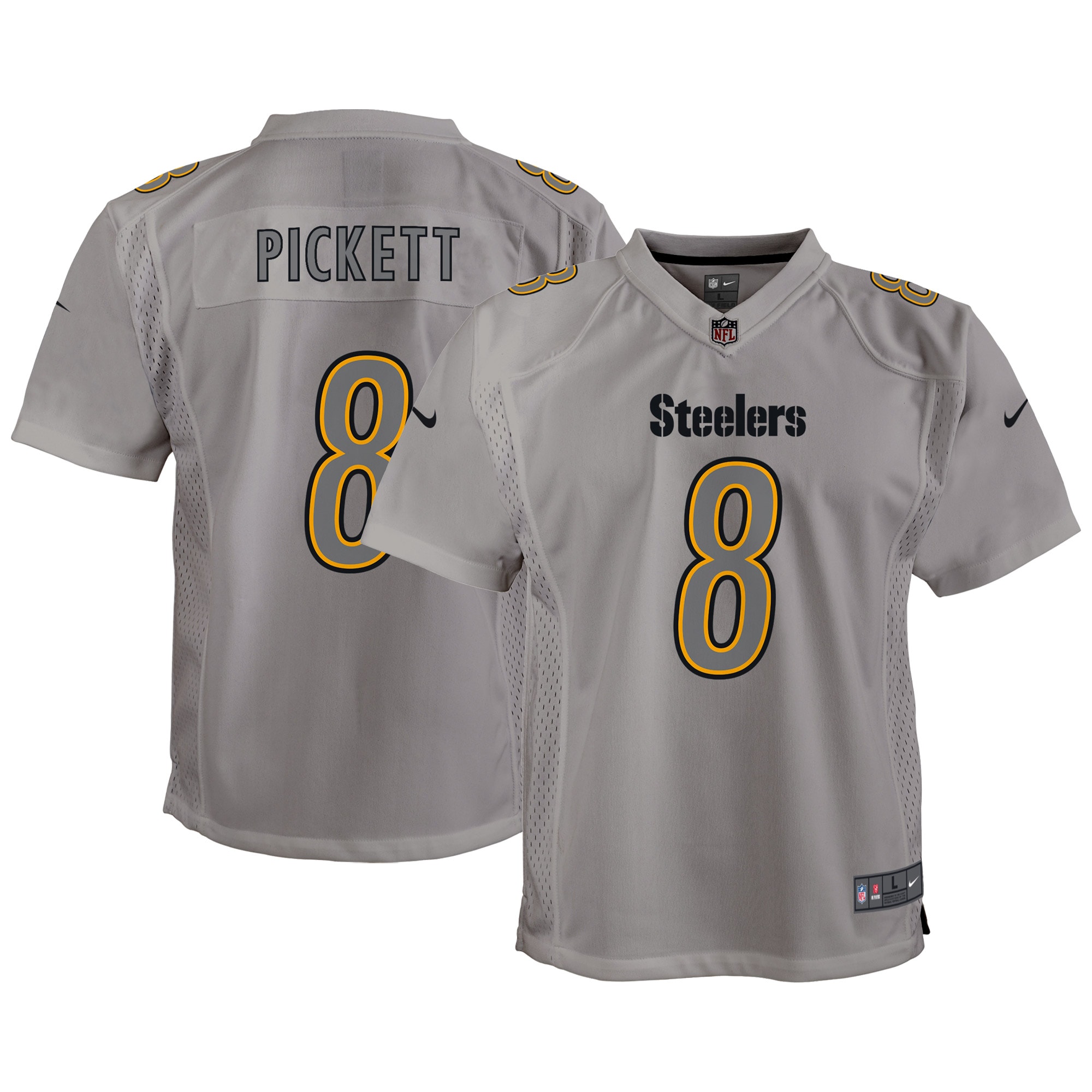 Kenny Pickett Pittsburgh Steelers Game Jersey - Youth