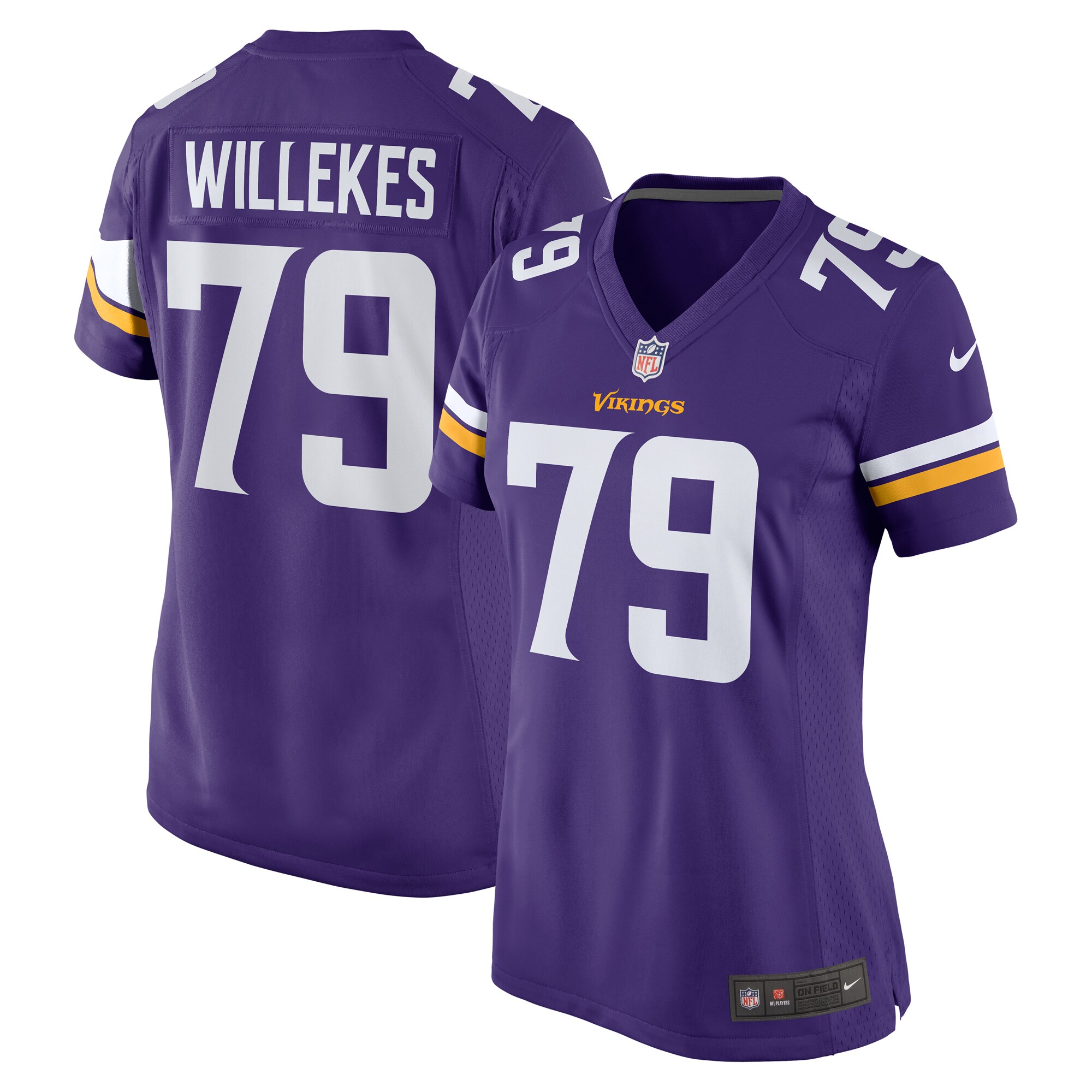 Kenny Willekes Minnesota Vikings Game Jersey - Women's