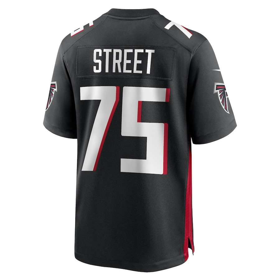 Kentavius Street #75 Atlanta Falcons Game Jersey - Men's | Black - Image 3