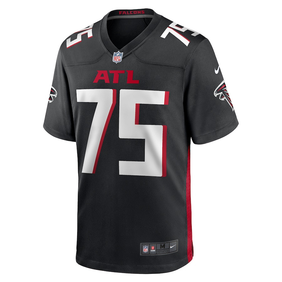 Alternative view of Kentavius Street #75 Atlanta Falcons Game Jersey - Men's | Black