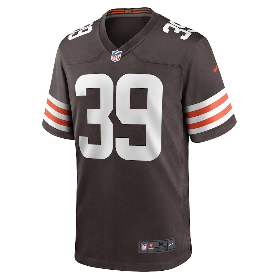 Alternative view of Kenyan Drake #39 Cleveland Browns Game Jersey - Men's | Brown