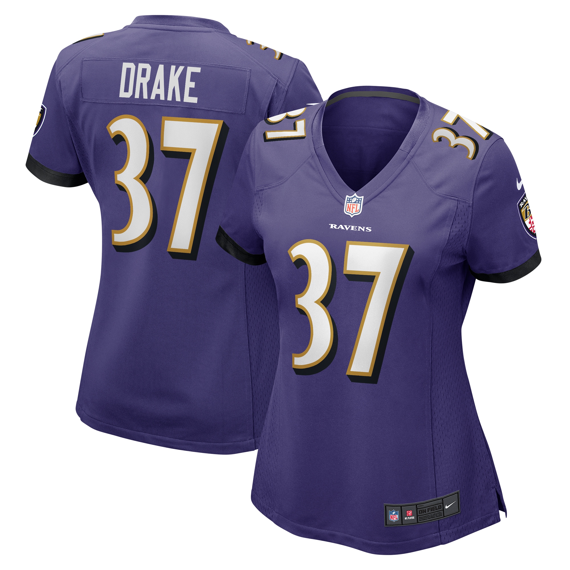 Kenyan Drake Baltimore Ravens Game Jersey - Women's