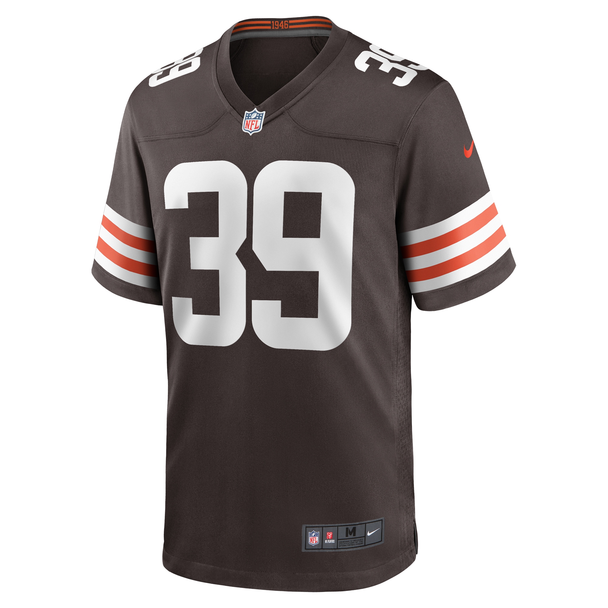 Alternative view of Kenyan Drake Cleveland Browns Game Jersey - Men's