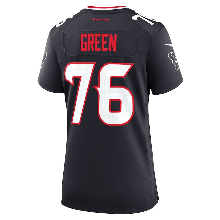 Kenyon Green #76 Houston Texans Game Jersey - Women's | Navy - Image 3