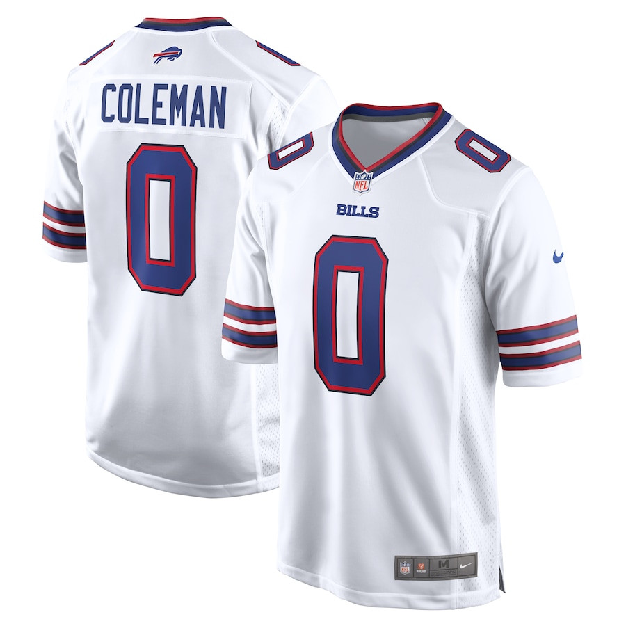 Keon Coleman #0 Buffalo Bills Game Jersey - Men's | White