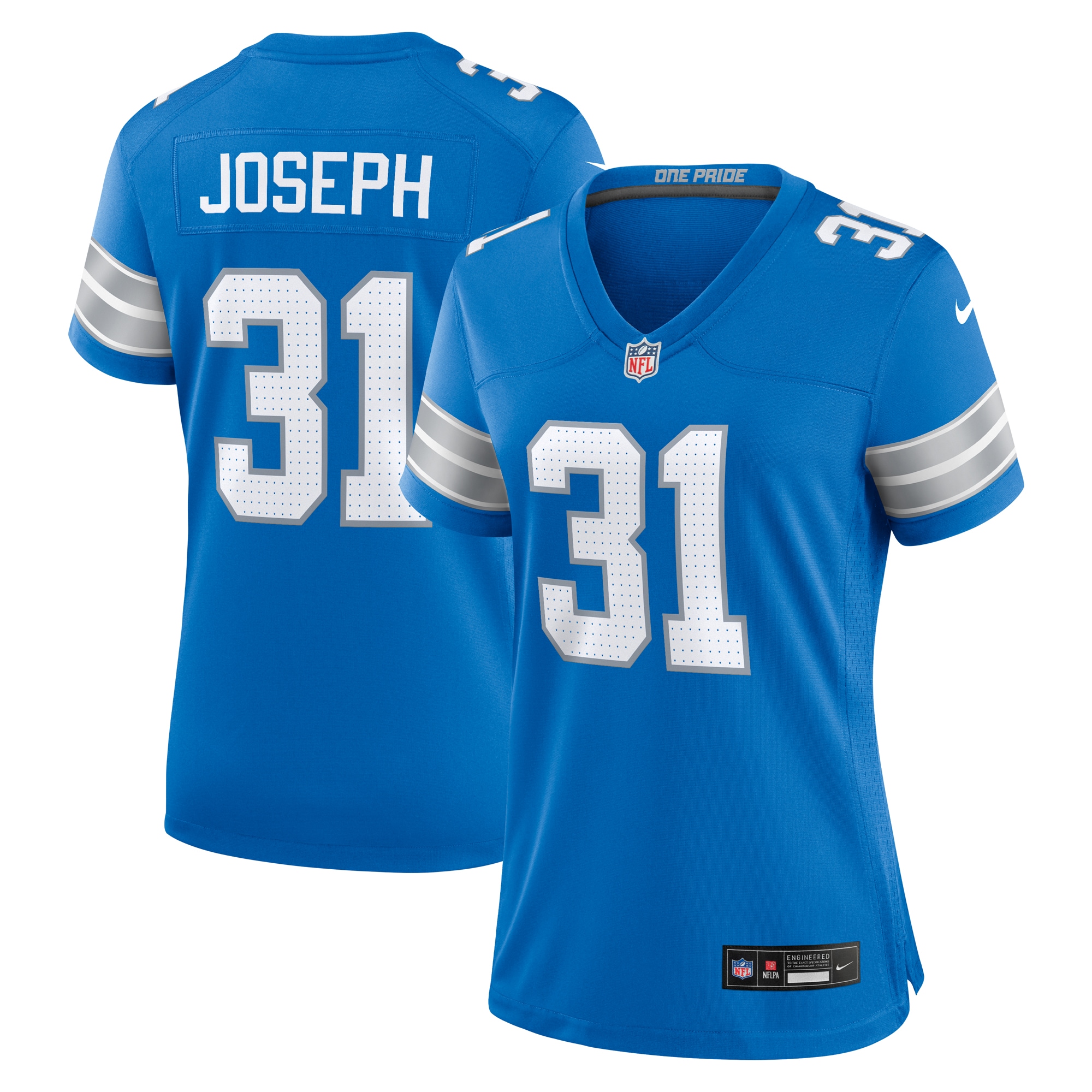 Kerby Joseph Detroit Lions Game Jersey - Women's