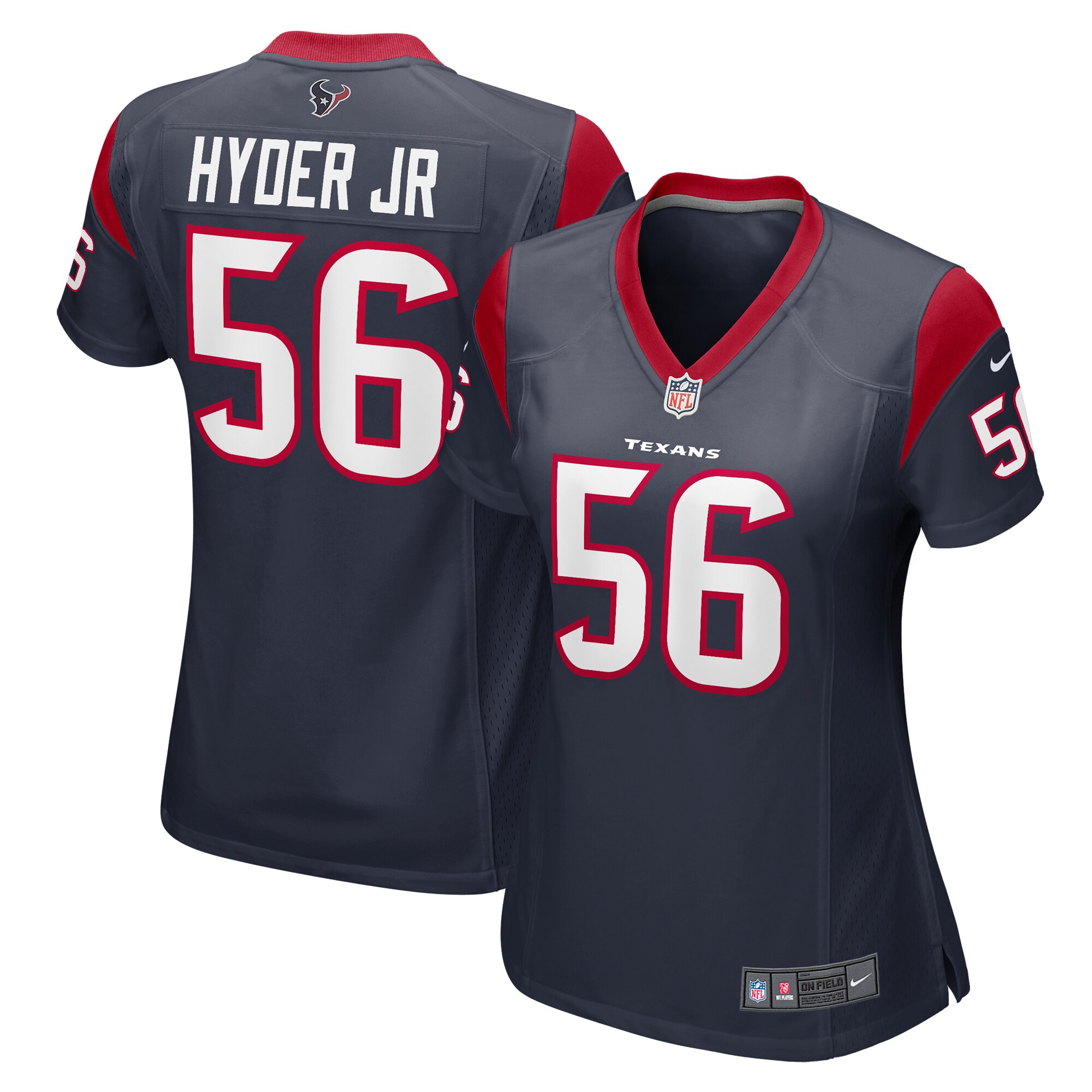 Kerry Hyder Jr. Houston Texans Game Jersey - Women's