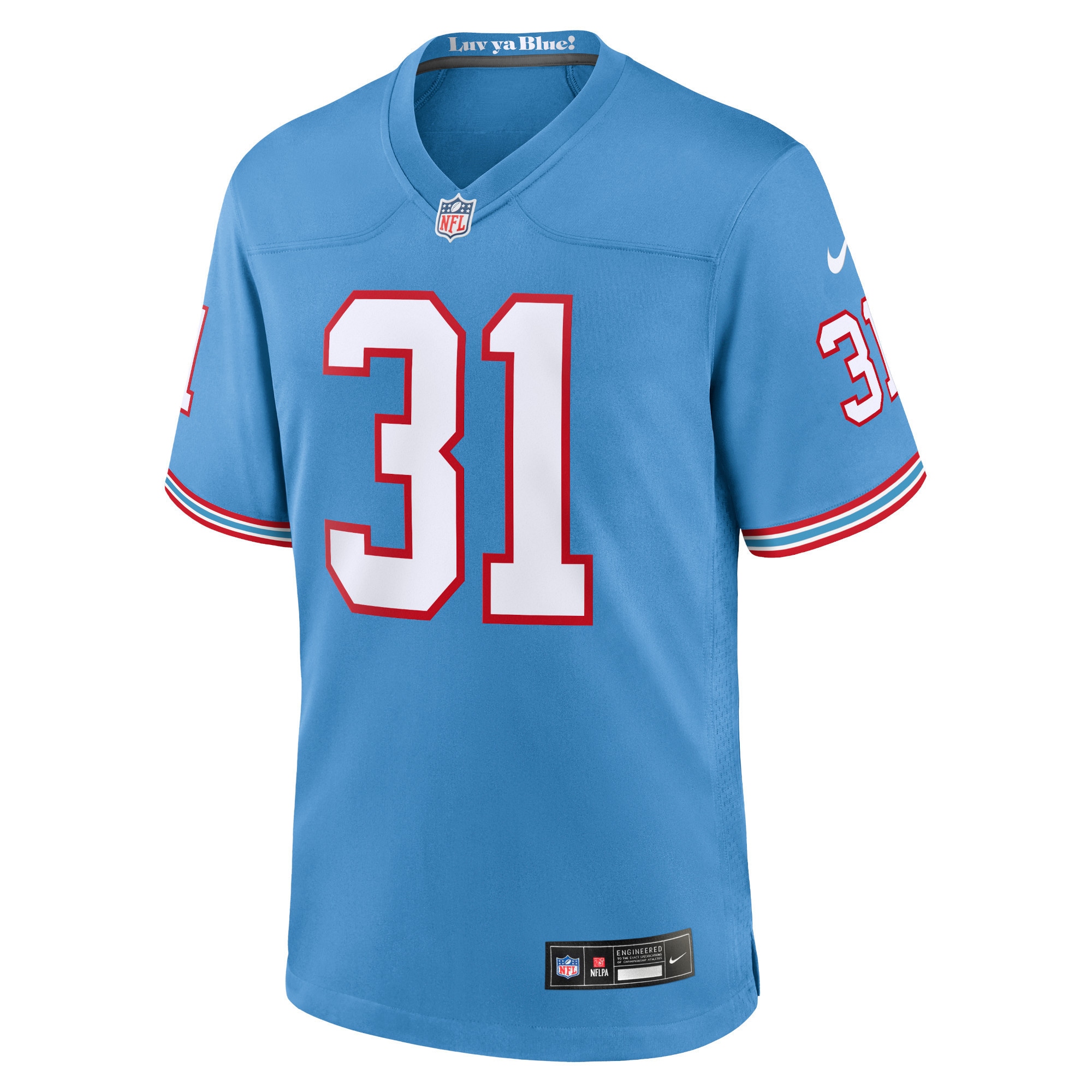 Alternative view of Kevin Byard Light Tennessee Titans Game Jersey - Youth