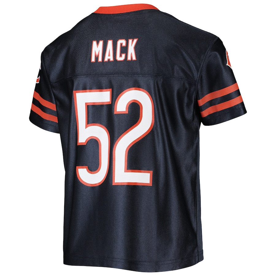 Khalil Mack #52 Chicago Bears Game Jersey - Youth | Navy - Image 3