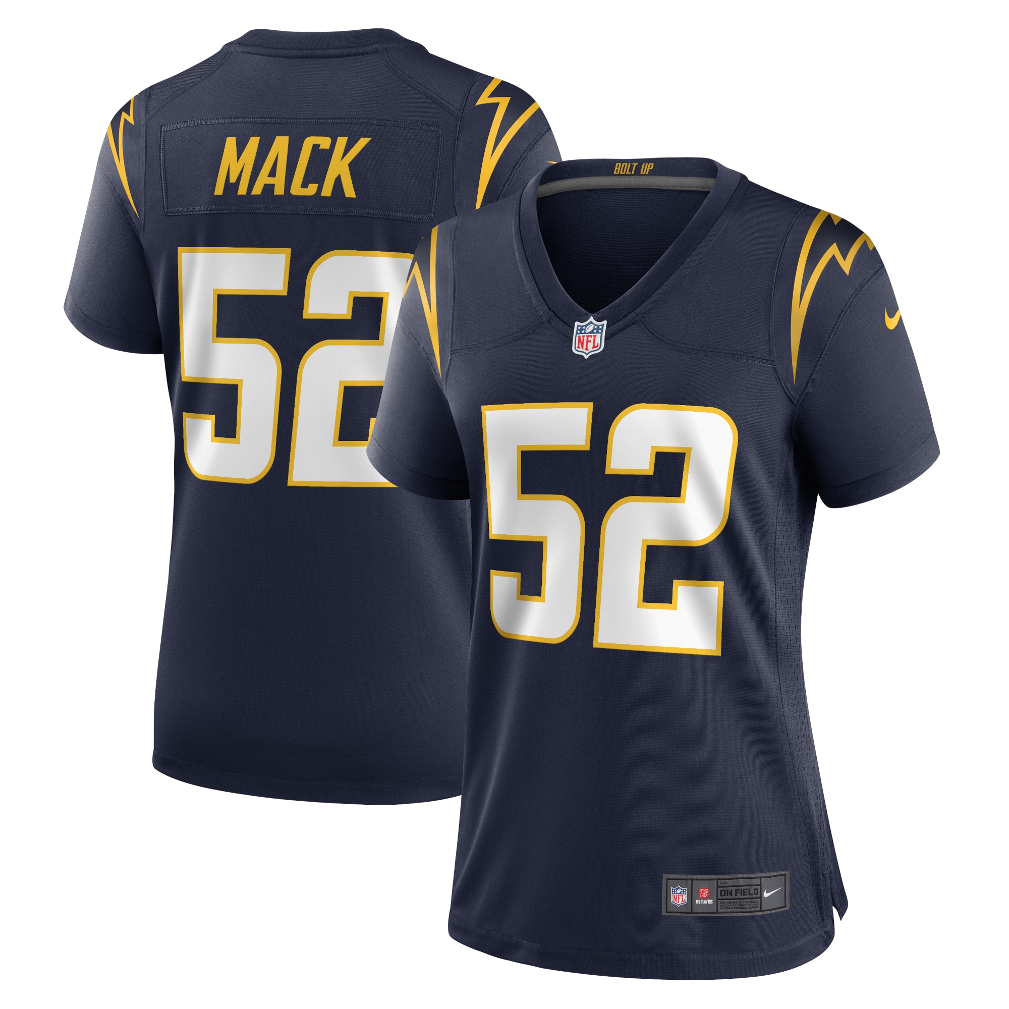 Khalil Mack Los Angeles Chargers Alternate Game Jersey - Women's