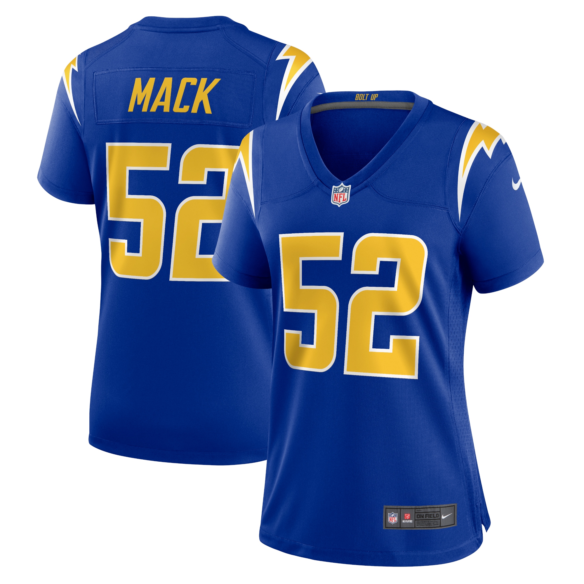 Khalil Mack Los Angeles Chargers Alternate Game Jersey - Women's