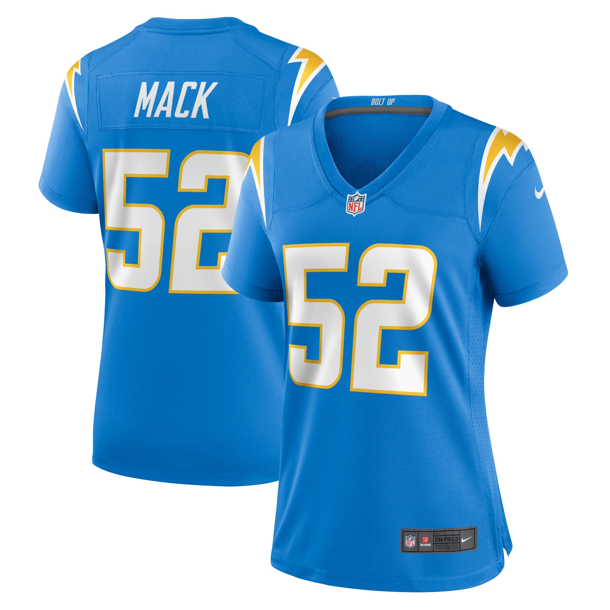 Khalil Mack Los Angeles Chargers Game Jersey - Women's