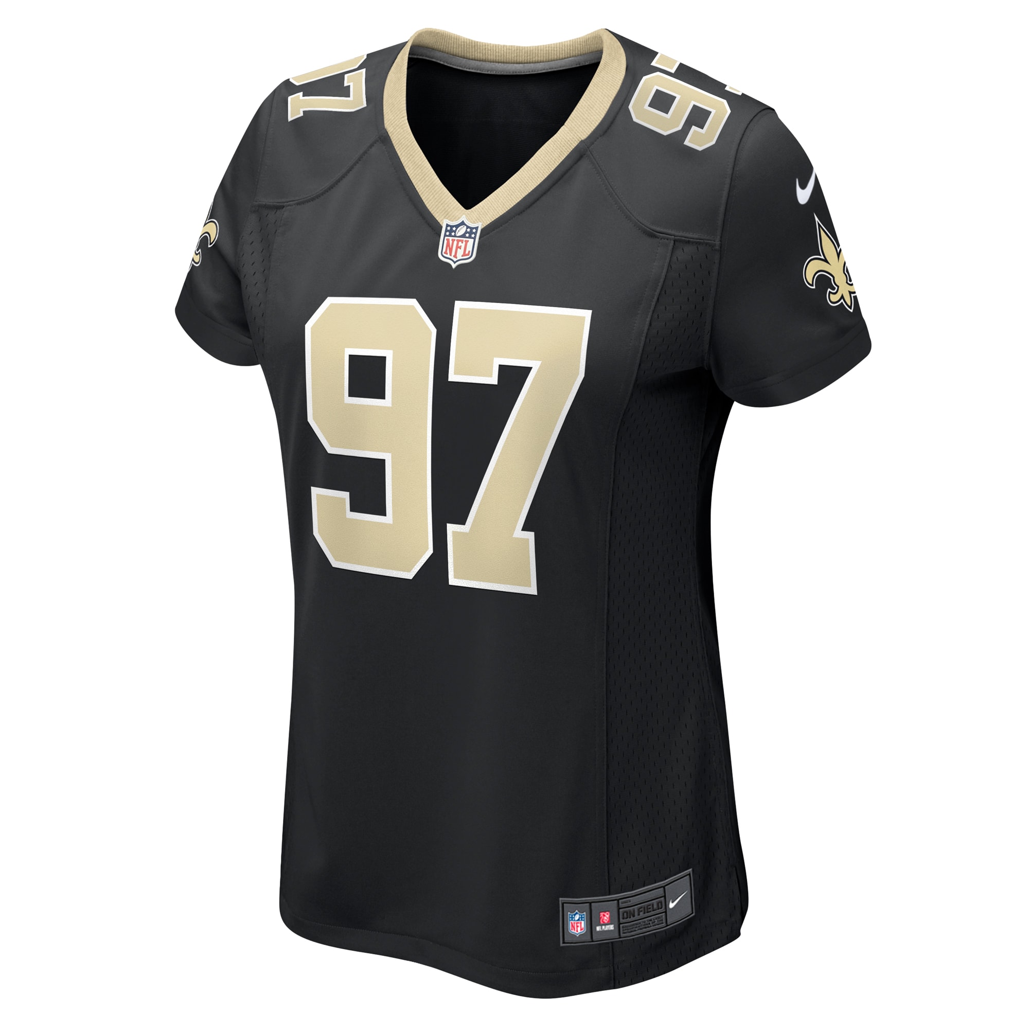 Alternative view of Khristian Boyd New Orleans Saints Game Jersey - Women's