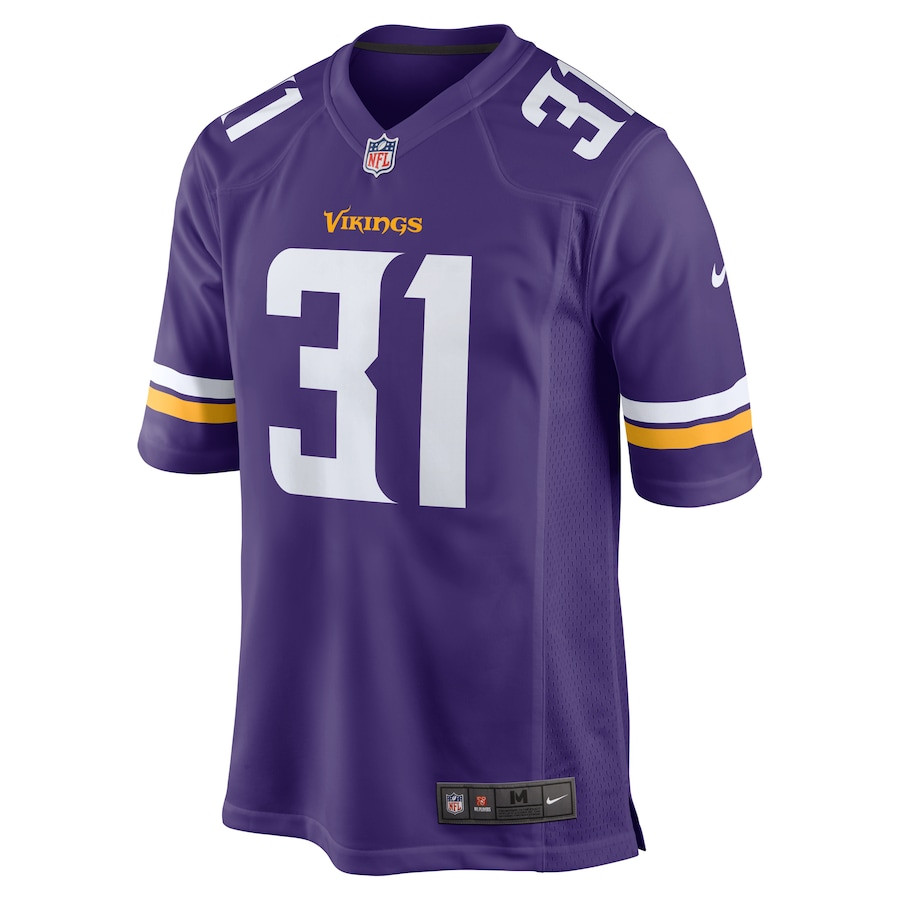 Alternative view of Khyree Jackson #31 Minnesota Vikings Game Jersey - Men's | Purple