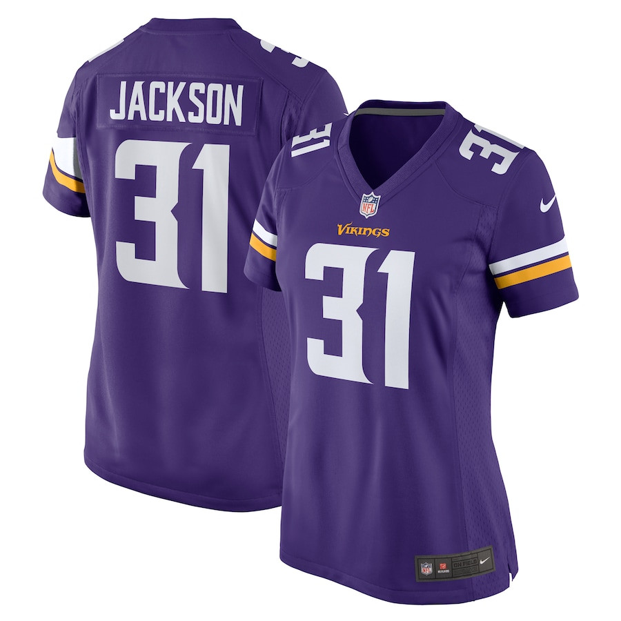 Khyree Jackson #31 Minnesota Vikings Game Jersey - Women's | Purple