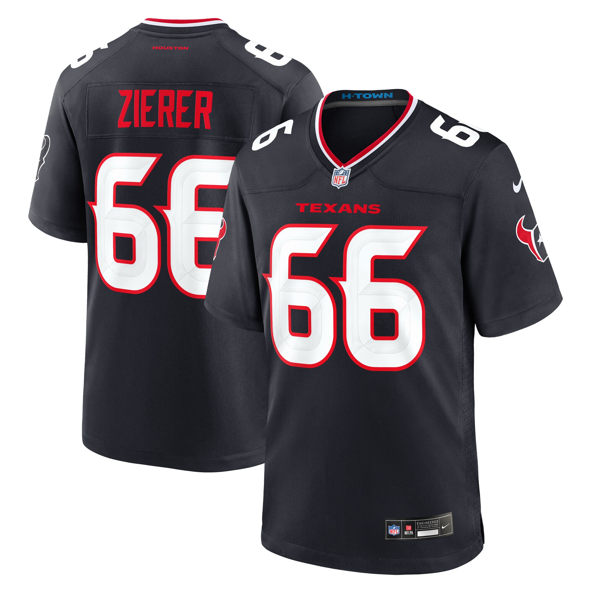 Kilian Zierer Houston Texans Game Jersey - Men's