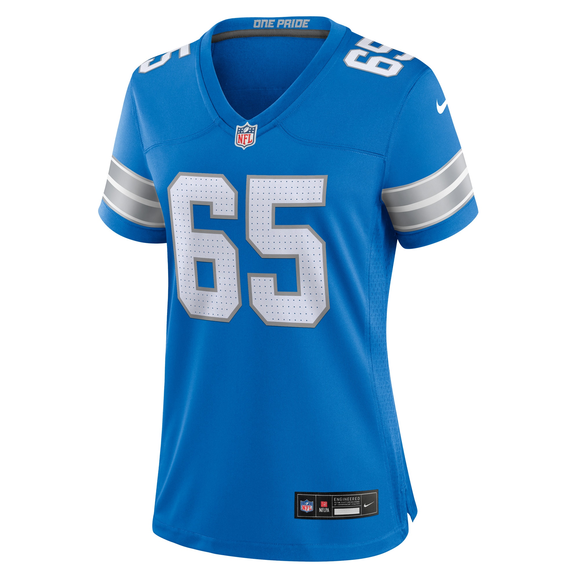 Alternative view of Kingsley Eguakun Detroit Lions Game Jersey - Women's