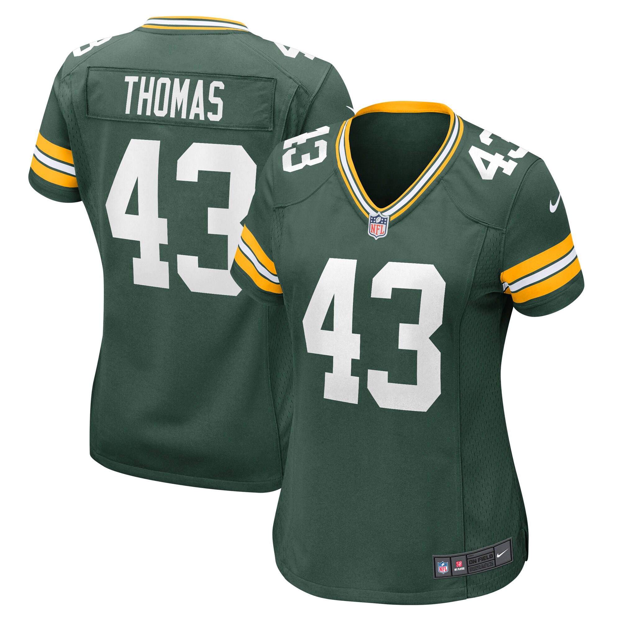 Kiondre Thomas Green Bay Packers Game Jersey - Women's