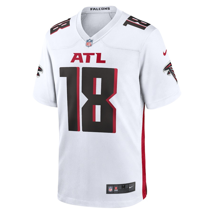 Alternative view of Kirk Cousins #18 Atlanta Falcons Game Jersey - Men's | White