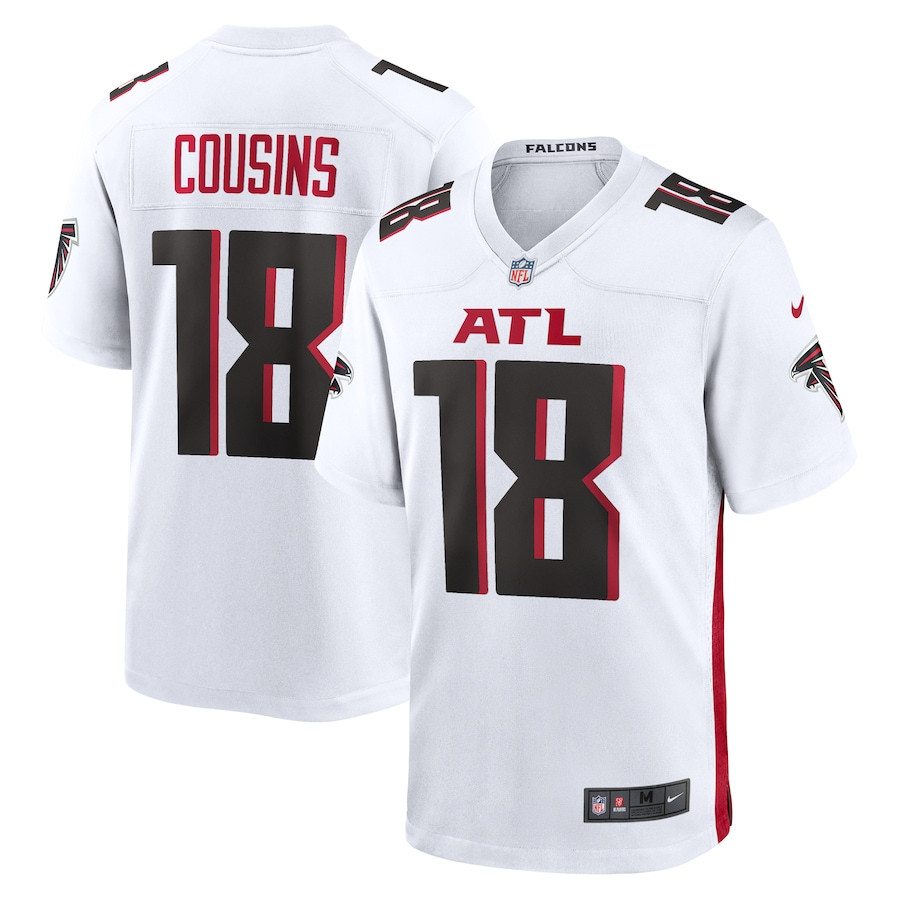 Kirk Cousins #18 Atlanta Falcons Game Jersey - Men's | White