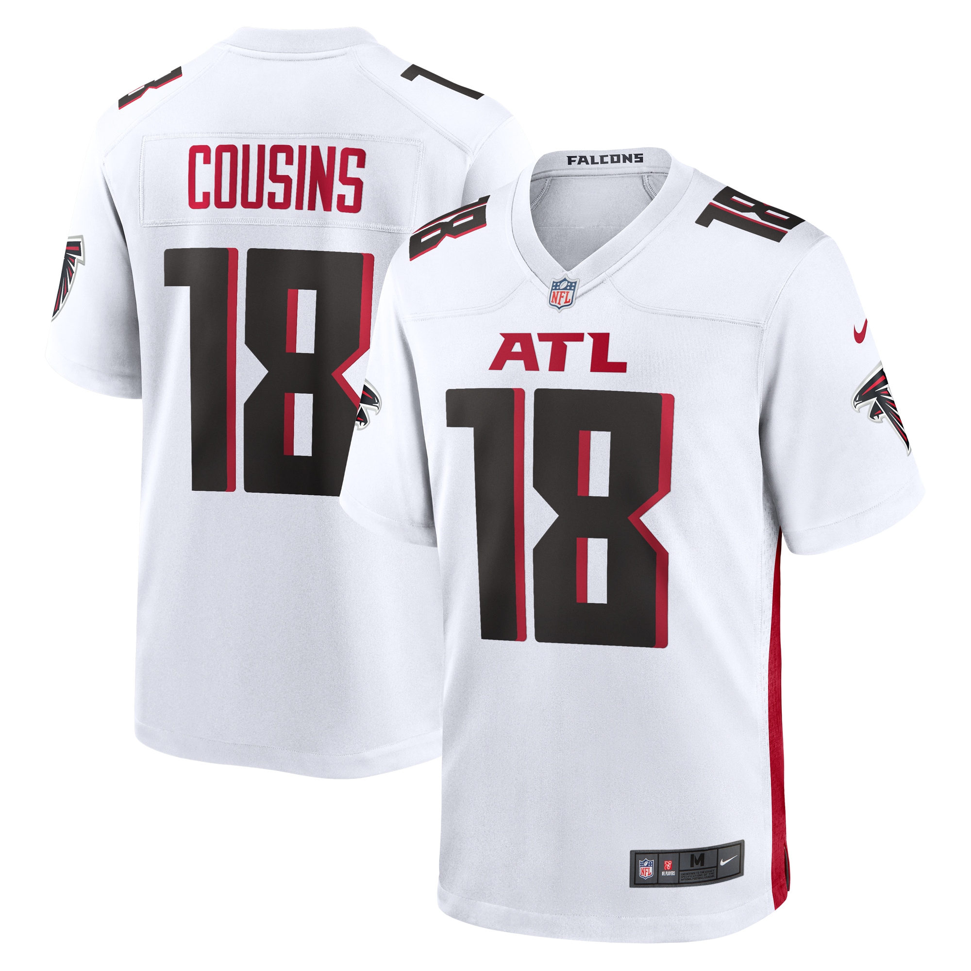 Kirk Cousins Atlanta Falcons Game Jersey - Men's