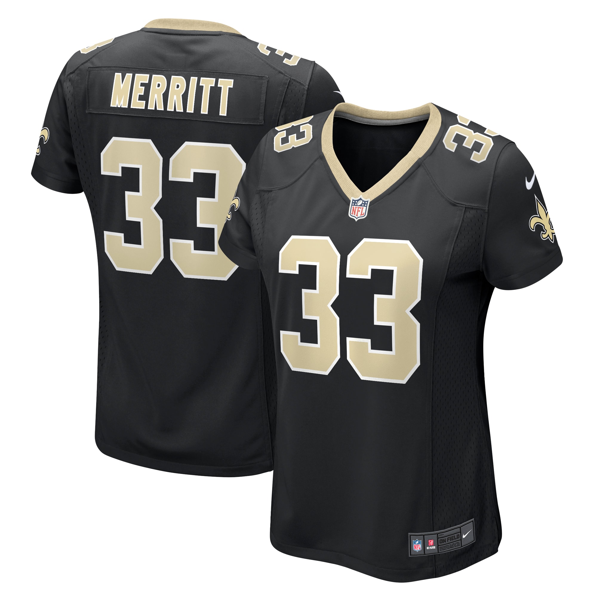 Kirk Merritt New Orleans Saints Game Jersey - Women's